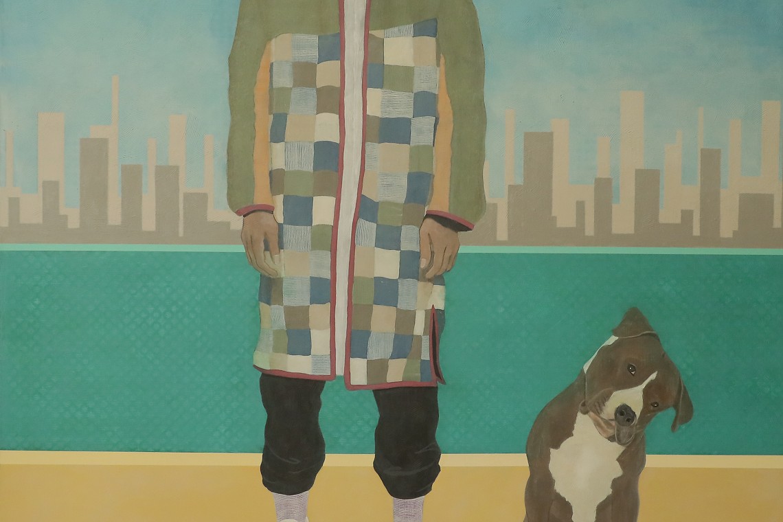 Dear Dog Hero, 2019. Acrylic on canvas. 130 x 160 cm