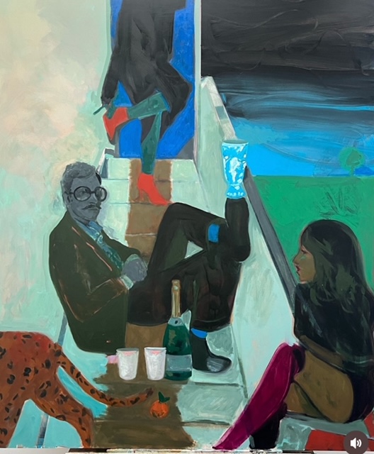 Favours at House Parties (For PG), 2018-2023.   180 x 159 cm Oil on wood