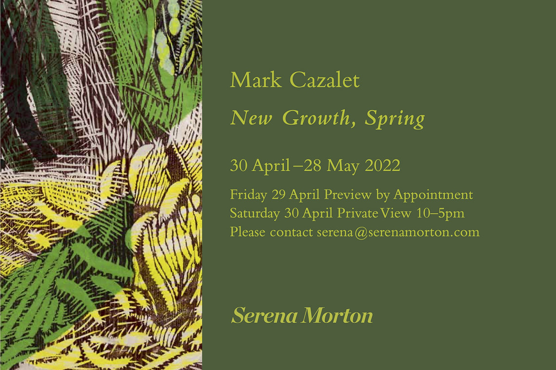 New Spring Growth V, detail Monoprint woodcut and chine collé 113 x 45cm March 2022